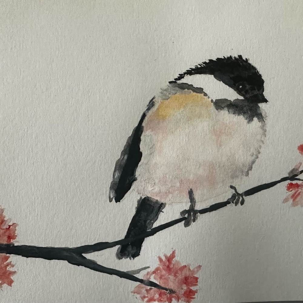 COPY - Print of an original watercolor. 5x7 original was painted by Sarah Winte…